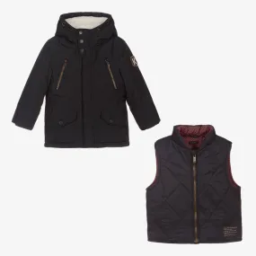 Boys Coat & Gilet Set