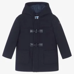 Boys Navy Blue Duffle Coat