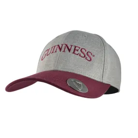 Guinness Opener Cap Grey/Maroon