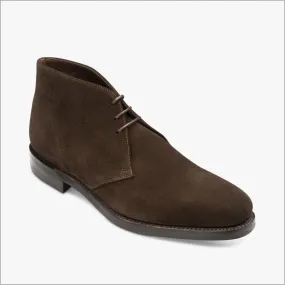 Loake Pimlico Dark Brown Suede Premium Chukka Boot*