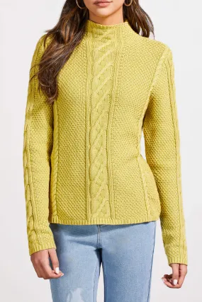 Pistachio Funnel Neck Sweater