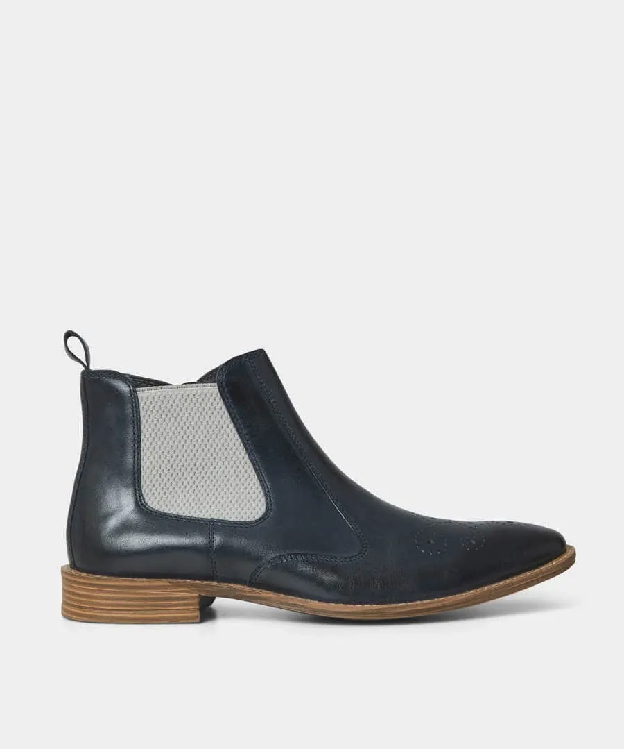 Premium Leather Chelsea Boots