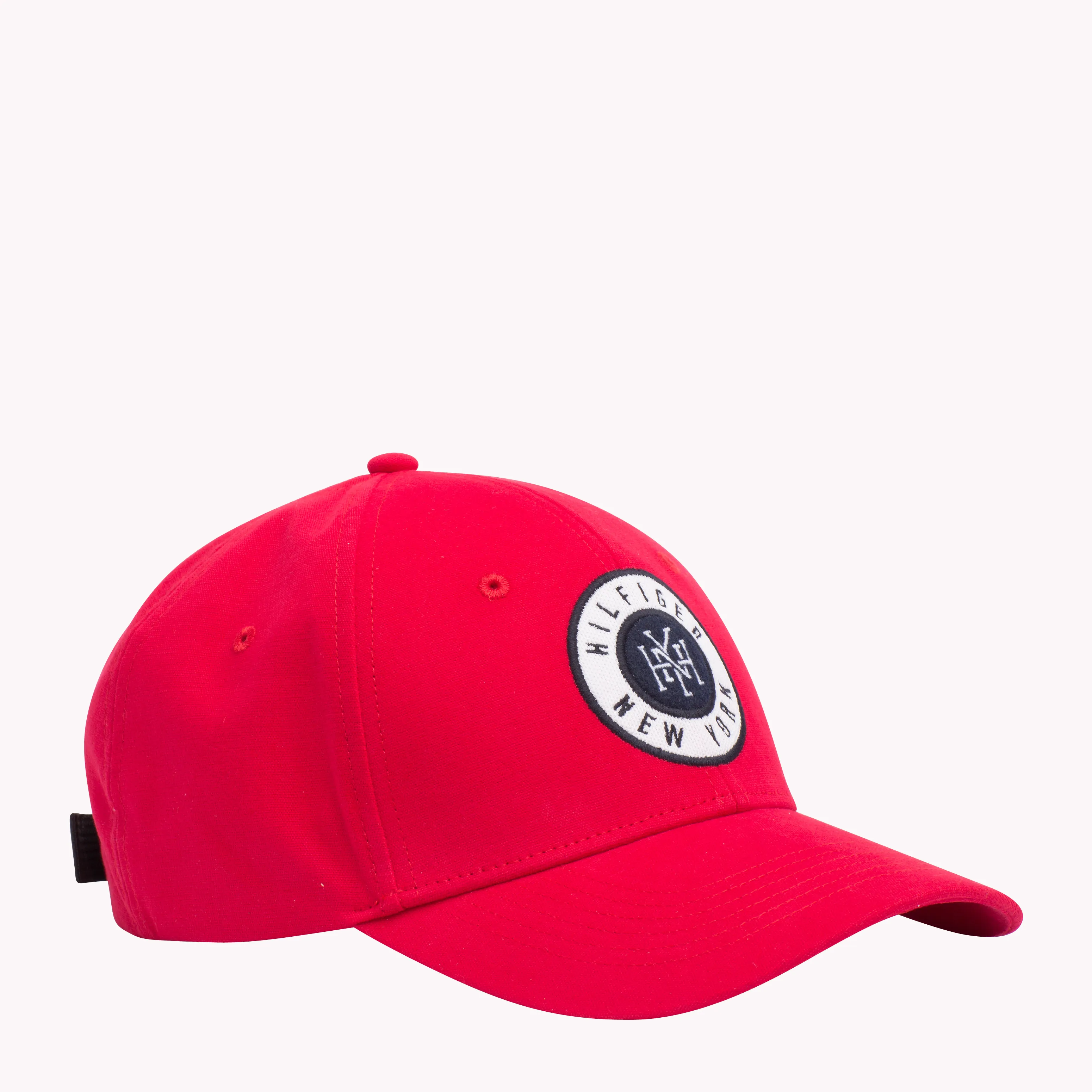 Red Hilfiger New York Embroidered Badge Cap With Buckle Strap | Hats & Scarves | Tommy Hilfiger