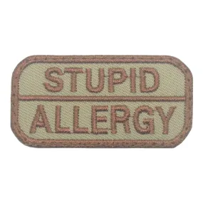 STUPID ALLERGY PATCH - KHAKI