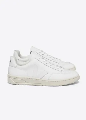 VEJA North America V-12 Leather in Extra White