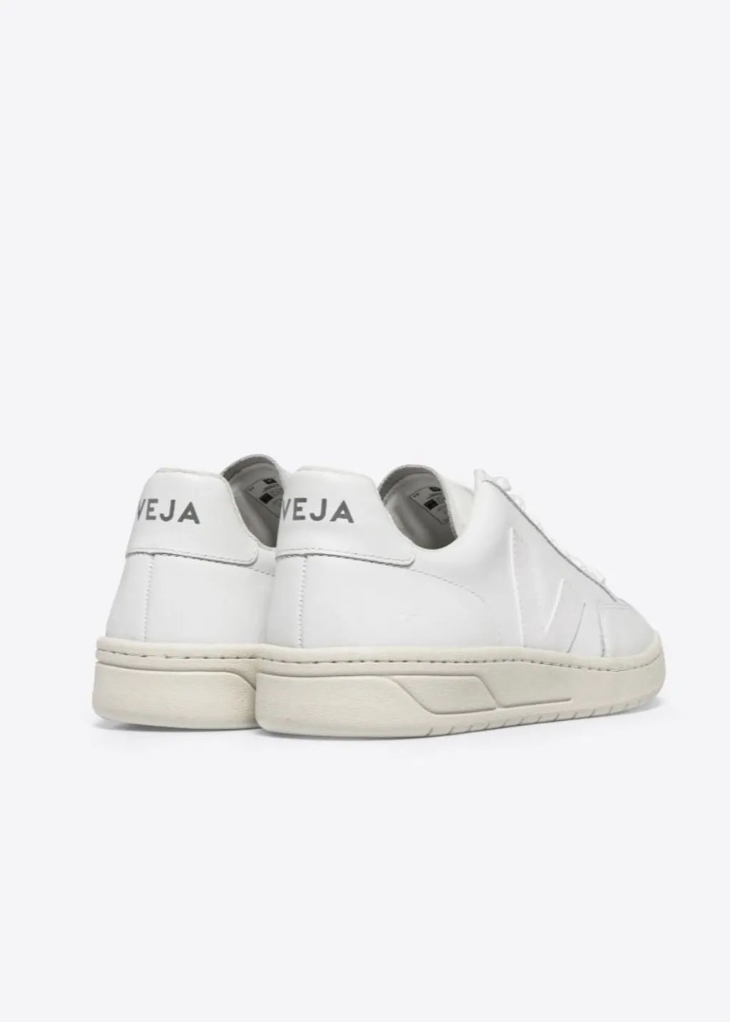 VEJA North America V-12 Leather in Extra White